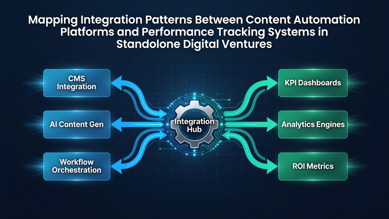 Mapping Integration Patterns Between Content Automation Platforms and Performance Tracking Systems in Standalone Digital Ventures