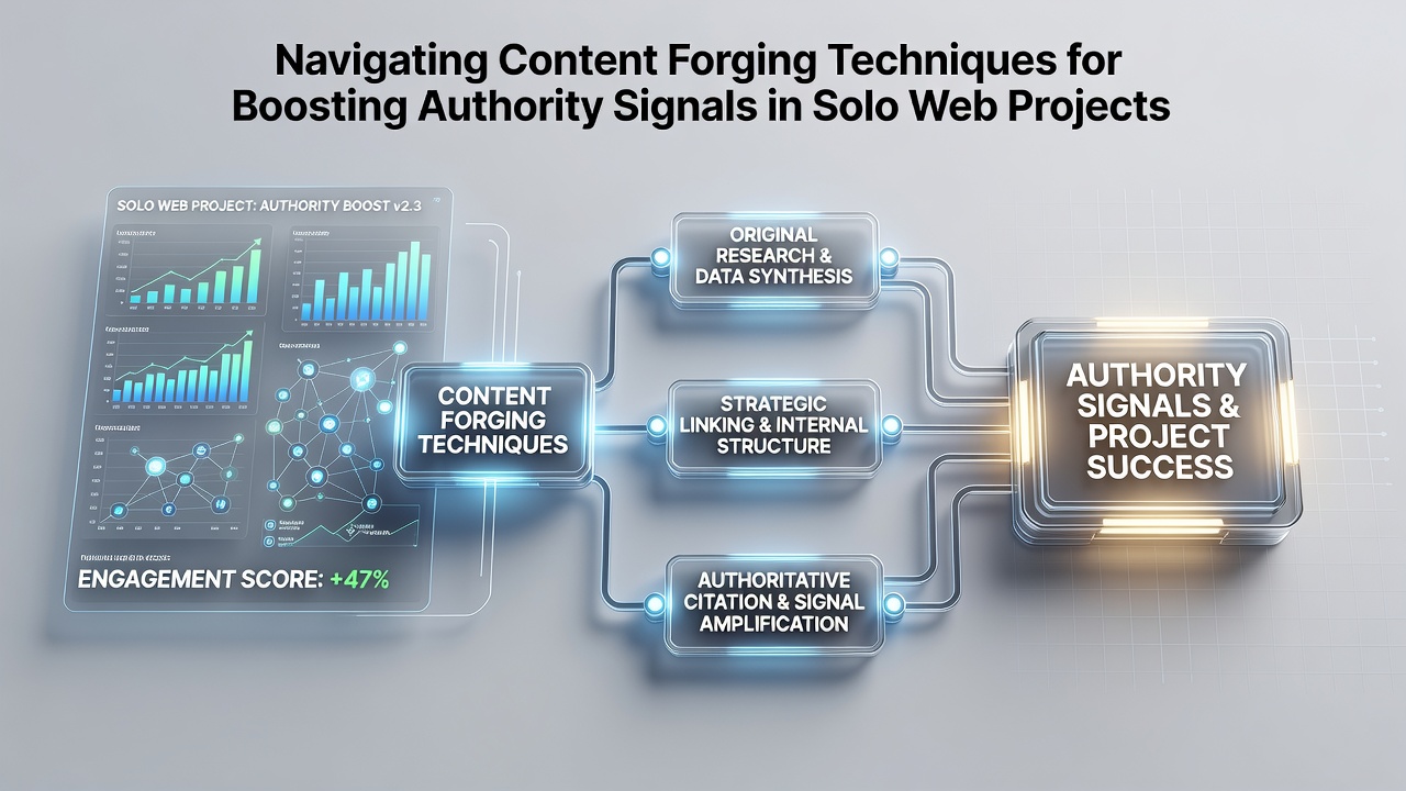 Navigating Content Forging Techniques for Boosting Authority Signals in Solo Web Projects