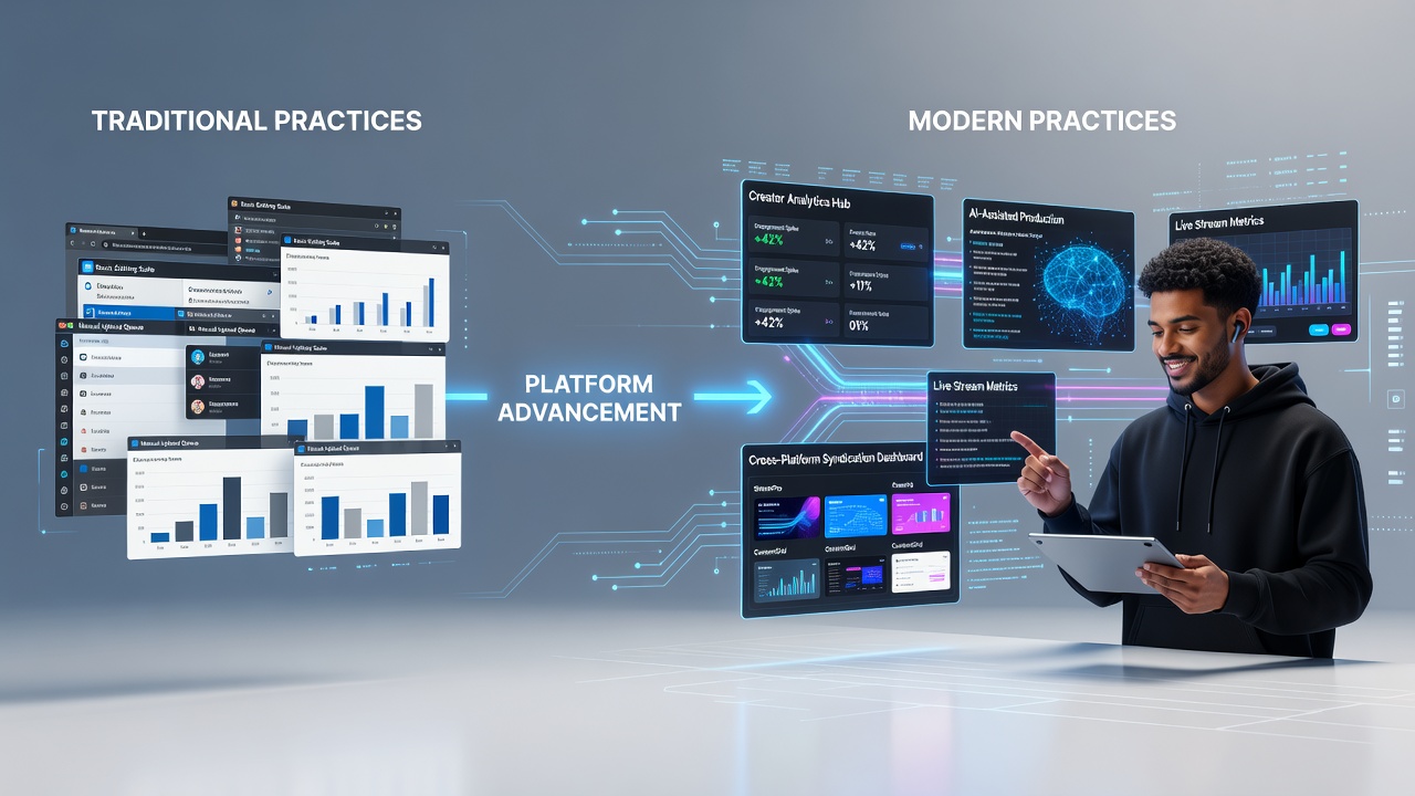 Content automation tools interfacing with analytics systems for independent site operators